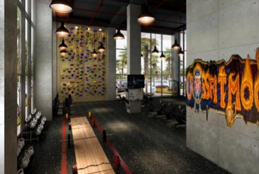 健身房裝修設計,大連健身房裝修案例效果圖